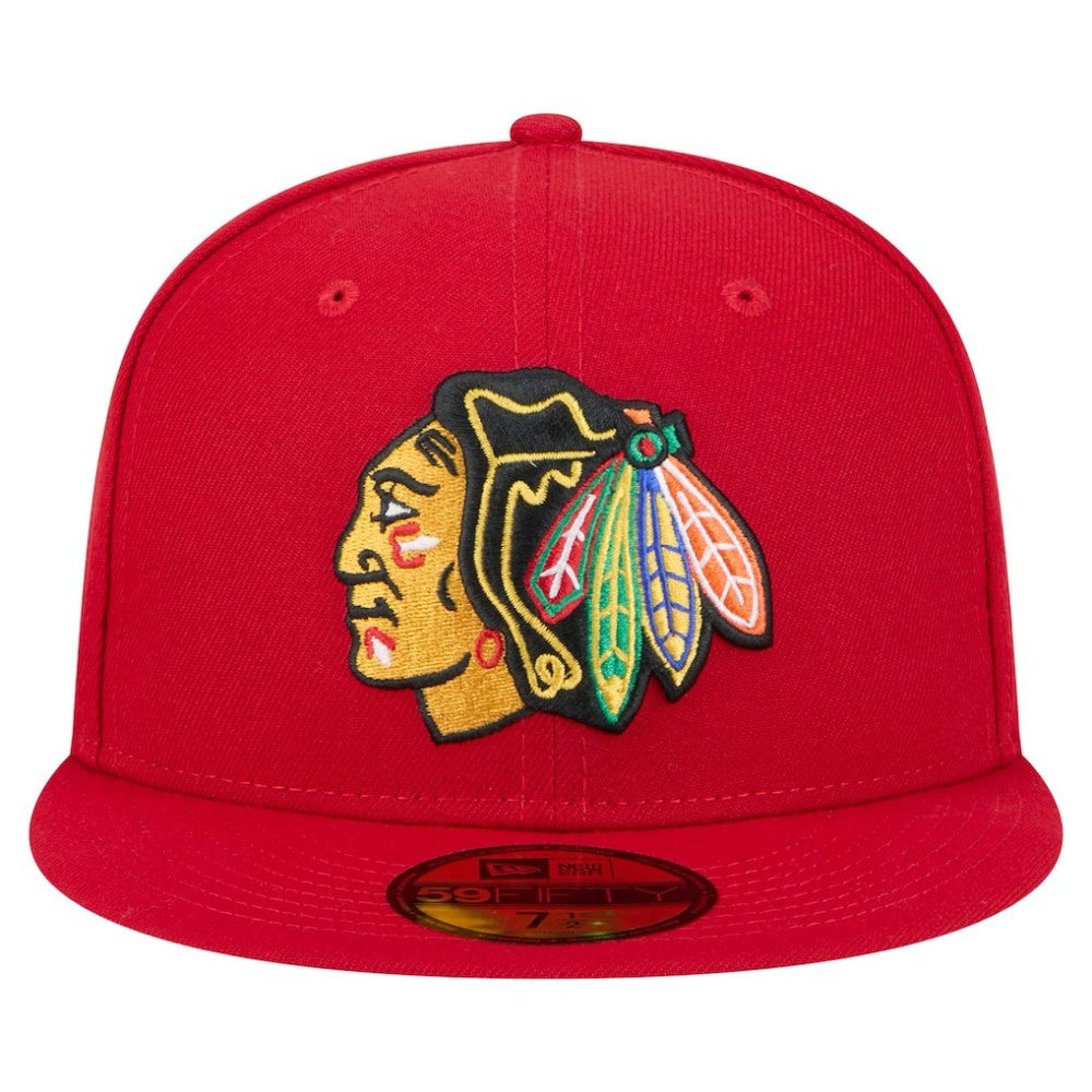 Chicago Blackhawks New Era Core 59FIFTY Fitted Hat - Red | US 202165712