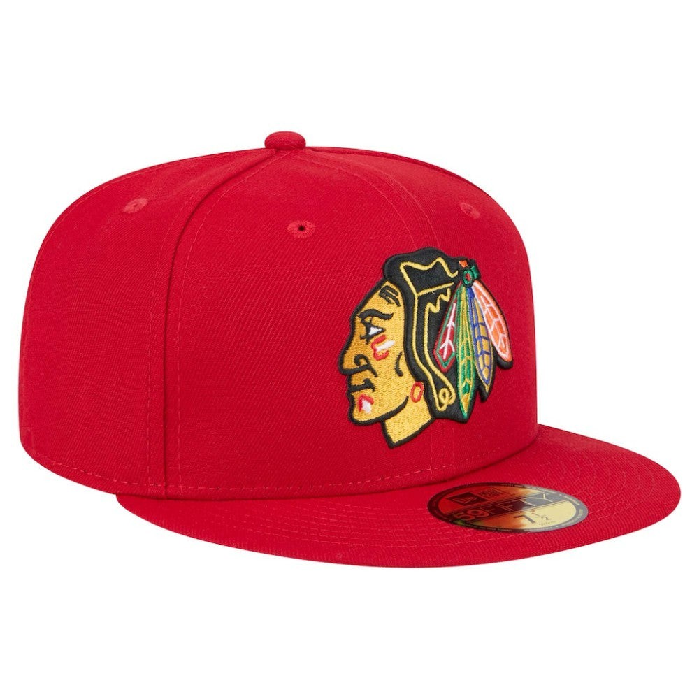 Chicago Blackhawks New Era Core 59FIFTY Fitted Hat - Red | US 202165712