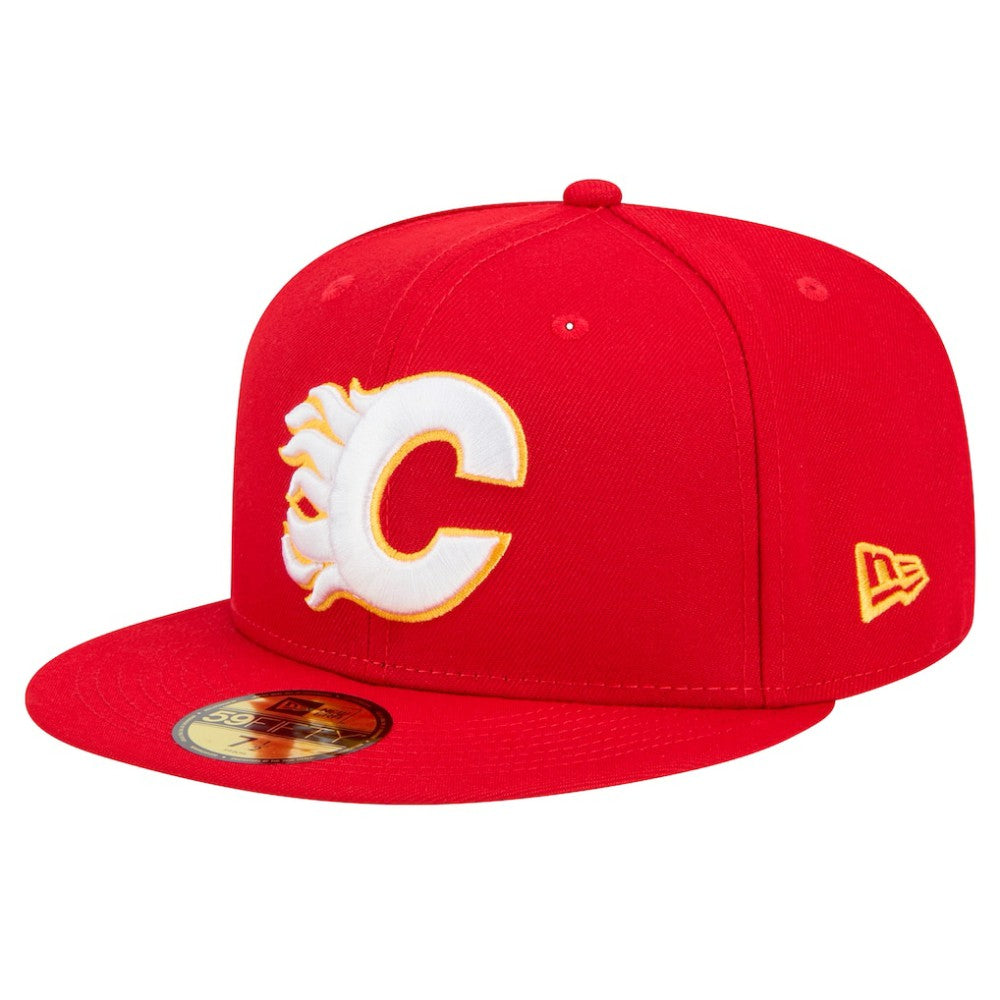 Calgary Flames New Era Core 59FIFTY Fitted Hat - Red | US 202165714