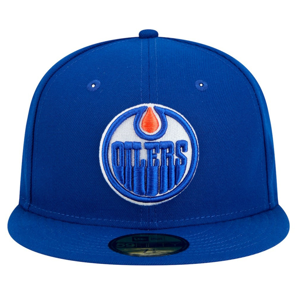 Edmonton Oilers New Era Core 59FIFTY Fitted Hat - Royal | US 202165716