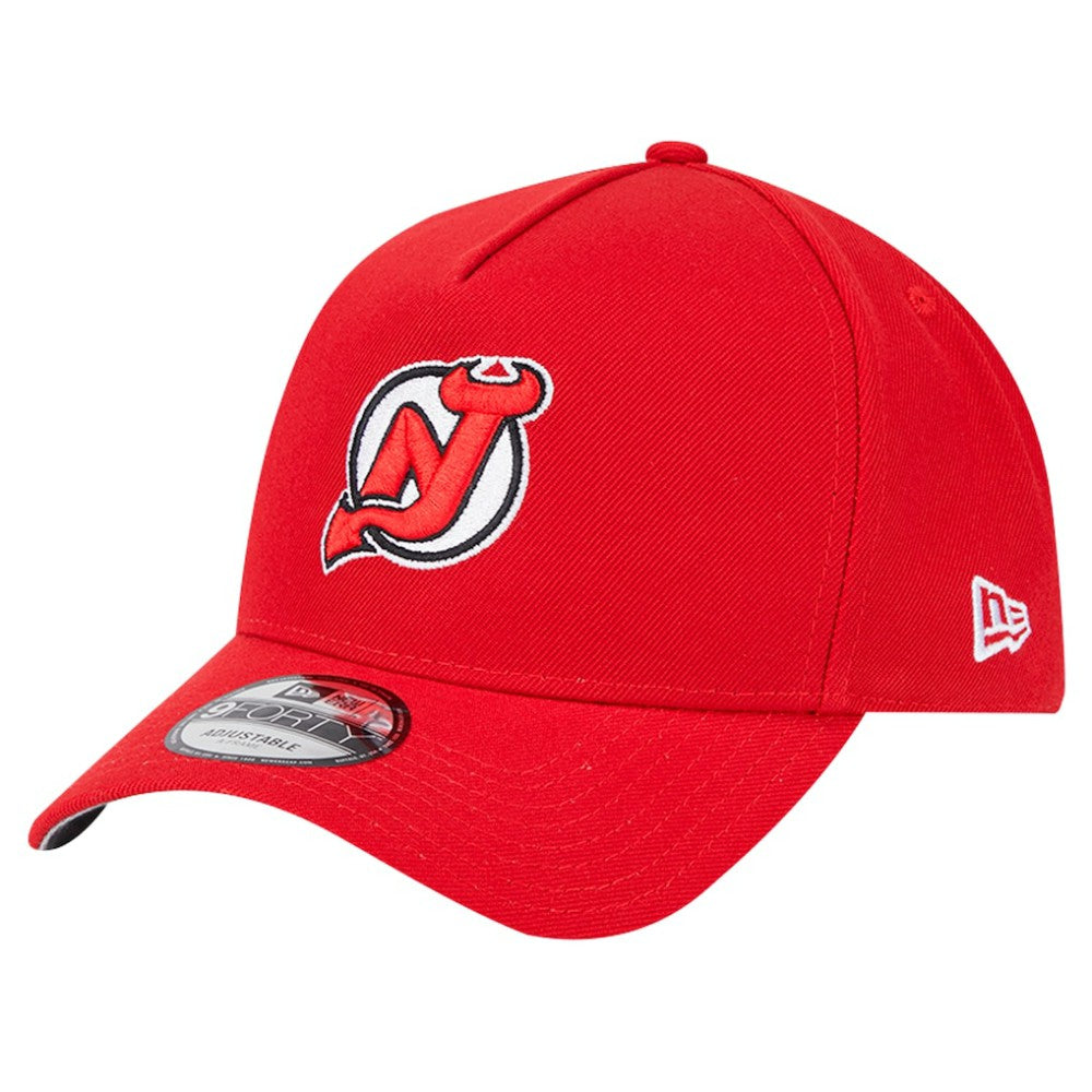 New Jersey Devils New Era Core A-Frame 9FORTY Adjustable Hat - Red | US 202165730