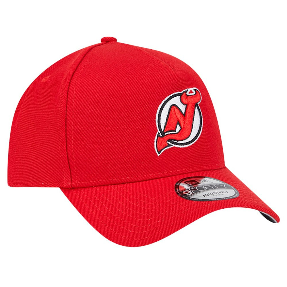 New Jersey Devils New Era Core A-Frame 9FORTY Adjustable Hat - Red | US 202165730