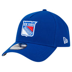 New York Rangers New Era Core A-Frame 9FORTY Adjustable Hat - Blue | US 202165744