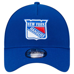 New York Rangers New Era Core A-Frame 9FORTY Adjustable Hat - Blue | US 202165744