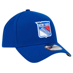 New York Rangers New Era Core A-Frame 9FORTY Adjustable Hat - Blue | US 202165744