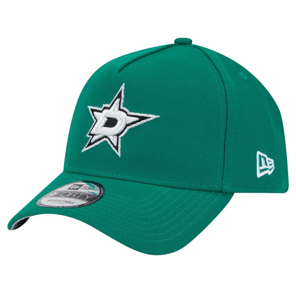 Dallas Stars New Era Core A-Frame 9FORTY Adjustable Hat - Kelly Green | US 202165745