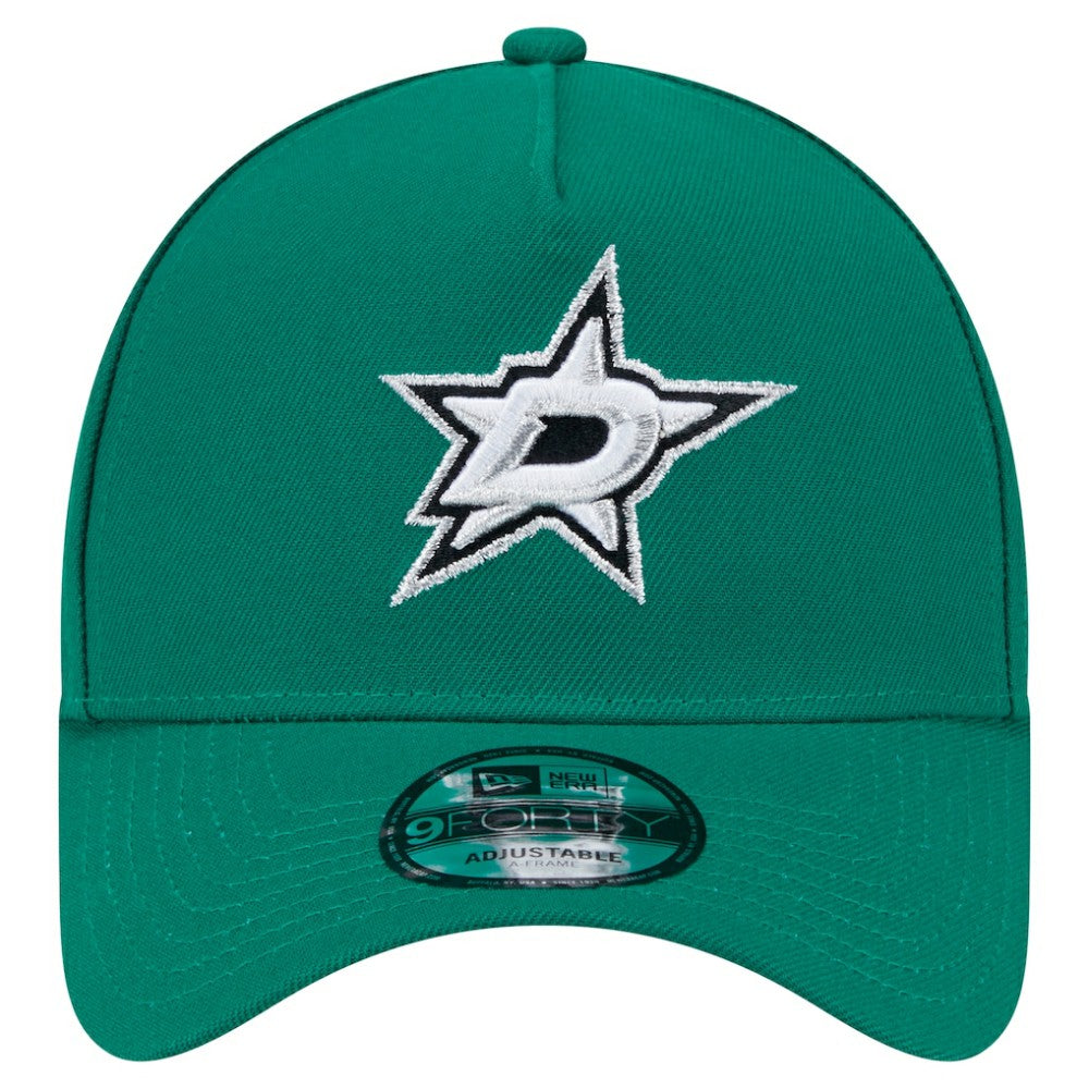 Dallas Stars New Era Core A-Frame 9FORTY Adjustable Hat - Kelly Green | US 202165745