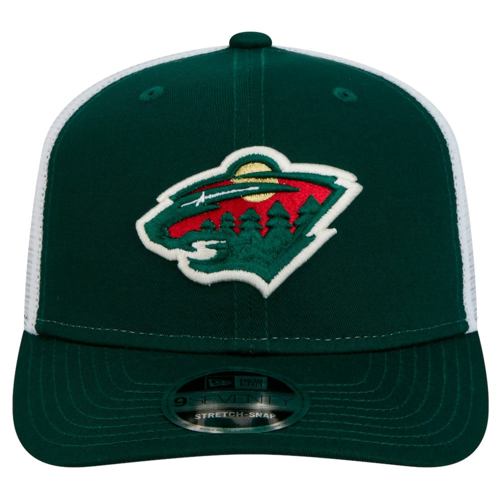 Minnesota Wild New Era Core Trucker 9SEVENTY Stretch-Snap Hat - Green | US 202165764