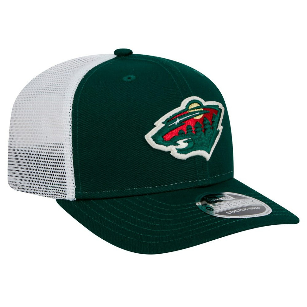 Minnesota Wild New Era Core Trucker 9SEVENTY Stretch-Snap Hat - Green | US 202165764
