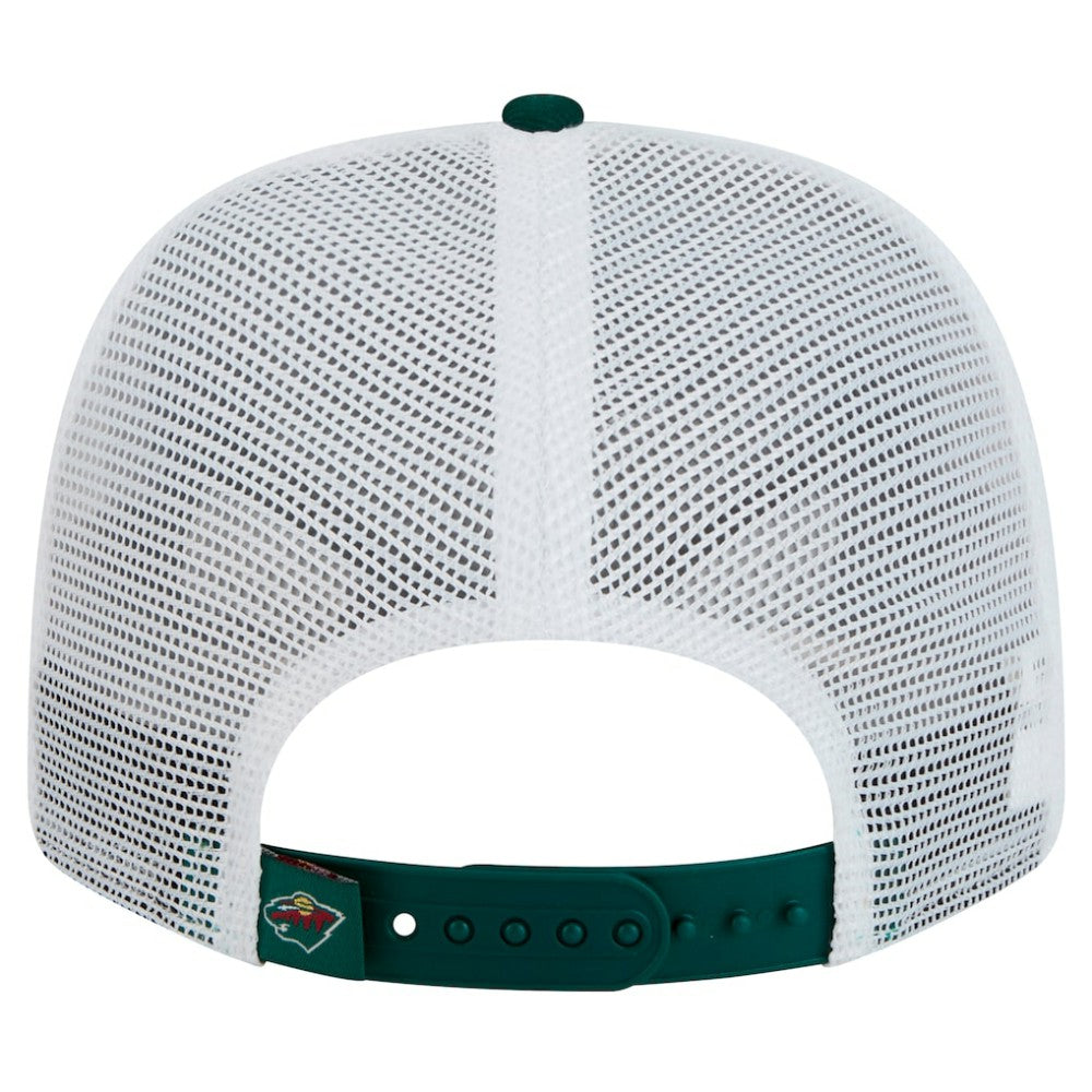 Minnesota Wild New Era Core Trucker 9SEVENTY Stretch-Snap Hat - Green | US 202165764