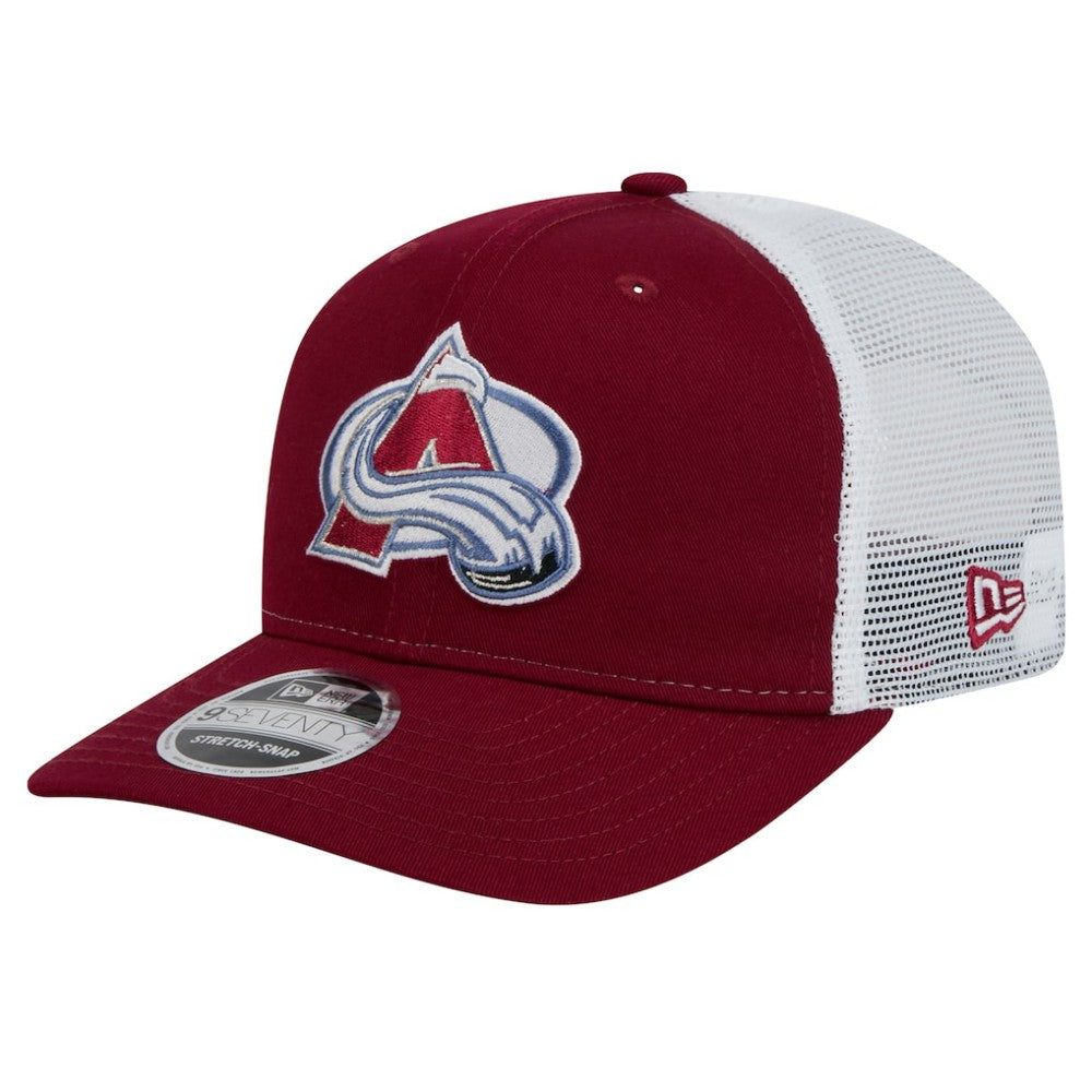 Colorado Avalanche New Era Core Trucker 9SEVENTY Stretch-Snap Hat - Burgundy | US 202165781