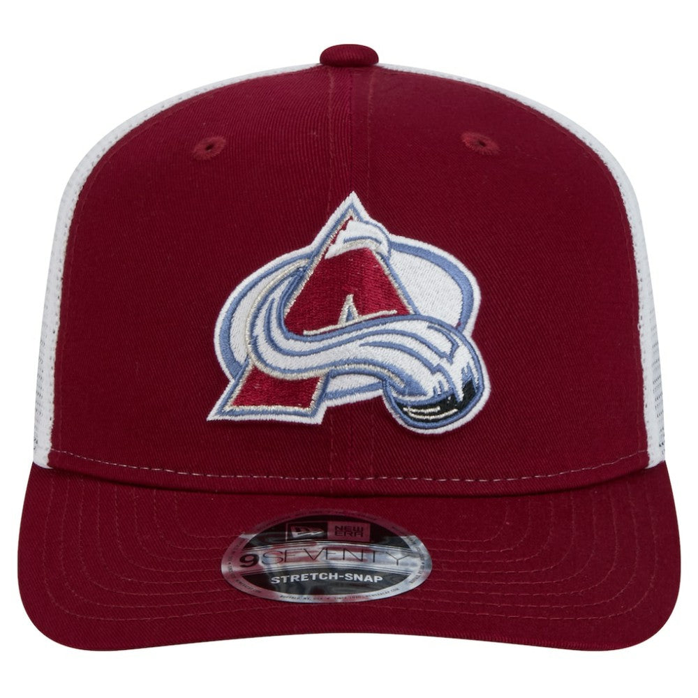 Colorado Avalanche New Era Core Trucker 9SEVENTY Stretch-Snap Hat - Burgundy | US 202165781