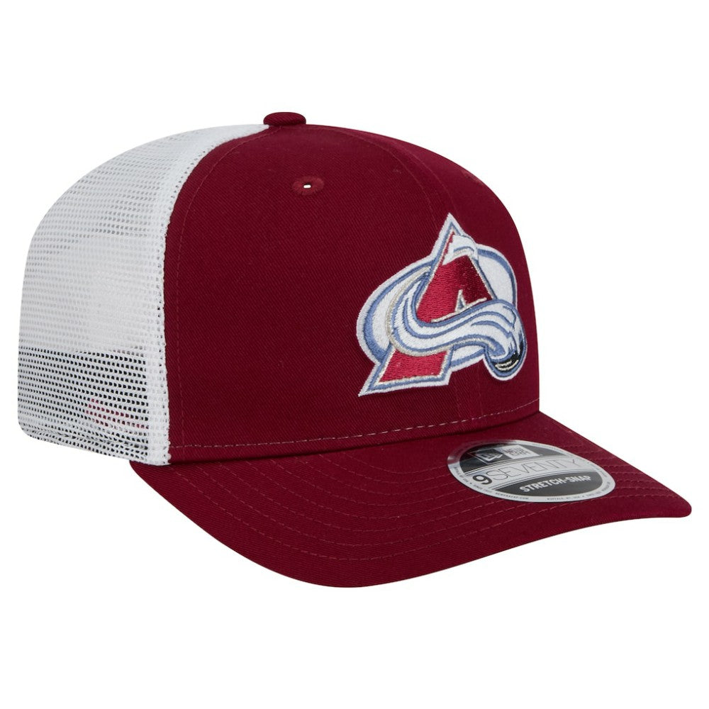 Colorado Avalanche New Era Core Trucker 9SEVENTY Stretch-Snap Hat - Burgundy | US 202165781