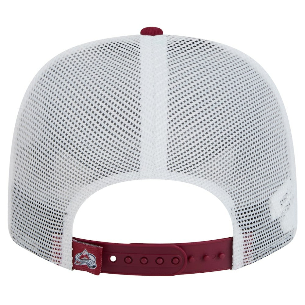 Colorado Avalanche New Era Core Trucker 9SEVENTY Stretch-Snap Hat - Burgundy | US 202165781