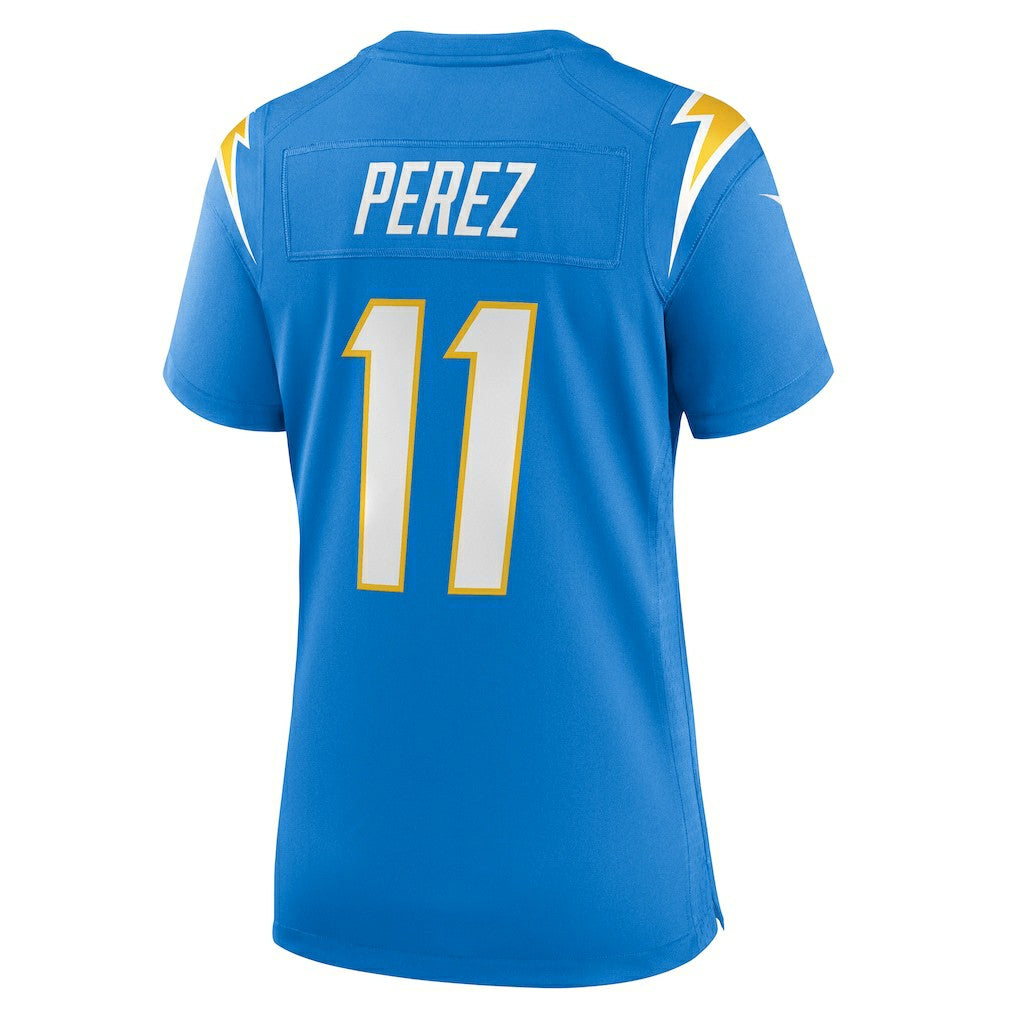 Luis Perez Los Angeles Chargers Women's Team Game Jersey - Powder Blue Jerseys