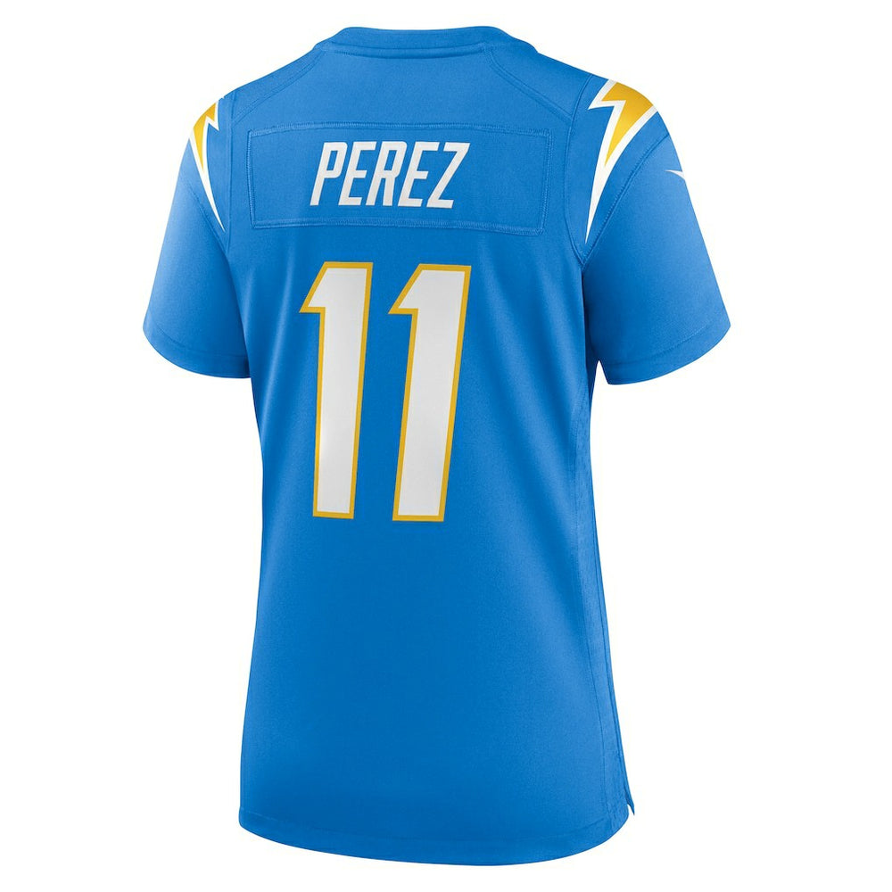 Luis Perez Los Angeles Chargers Women's Team Game Jersey - Powder Blue Jerseys