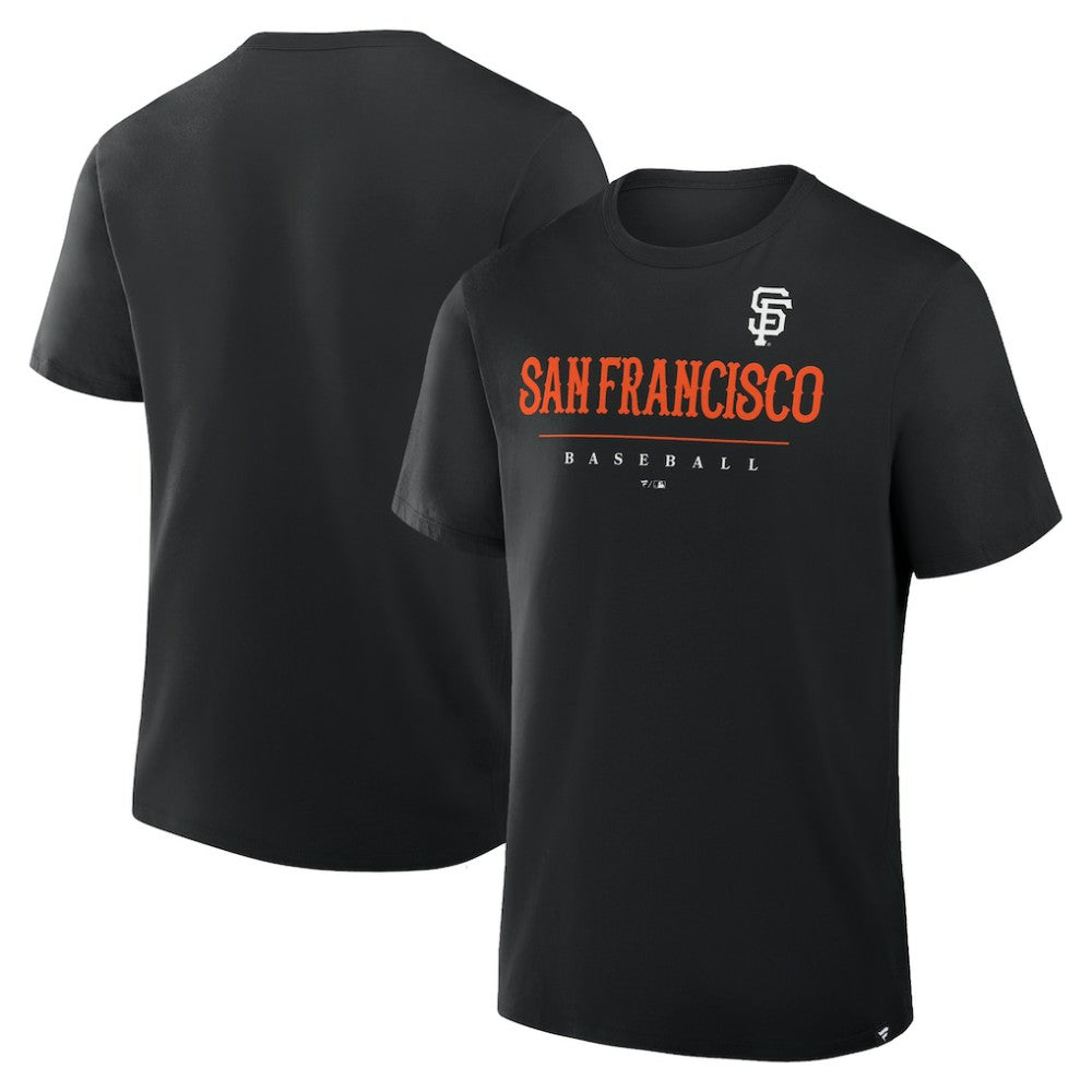 San Francisco Giants Fanatics Color Pop Legacy Clubhouse T-Shirt - Black T-shirts