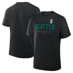 Seattle Mariners Fanatics Color Pop Legacy Clubhouse T-Shirt - Black T-shirts