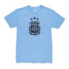 Enzo Fernández Argentina National Team 1863FC Player Vintage Tri-Blend T-Shirt Light Blue