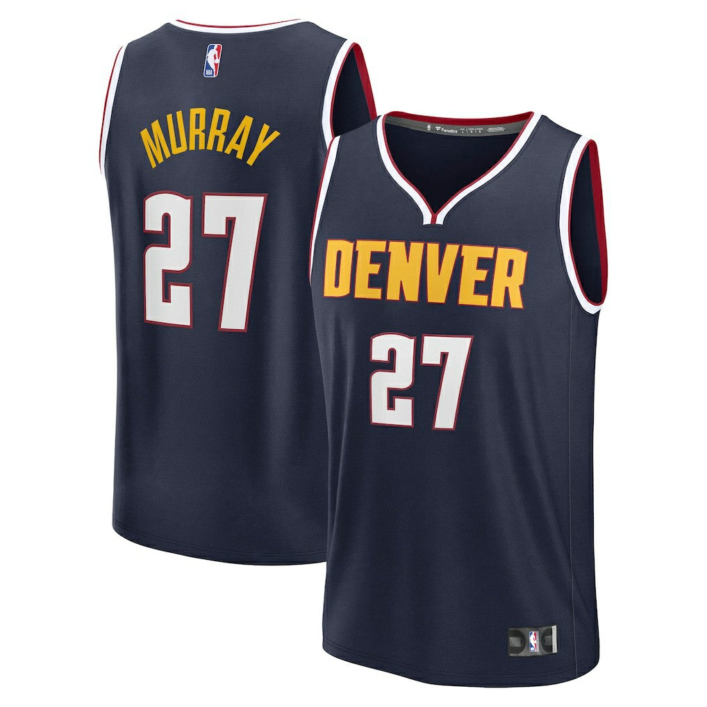 Jamal Murray Denver Nuggets Fast Break Replica Player Jersey Icon Editi- Navy - Fanatics