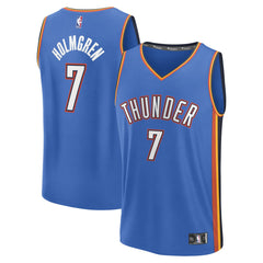 Chet Holmgren Oklahoma City Thunder Fast Break Replica Player Jersey Icon Edition Blue - Fanatics