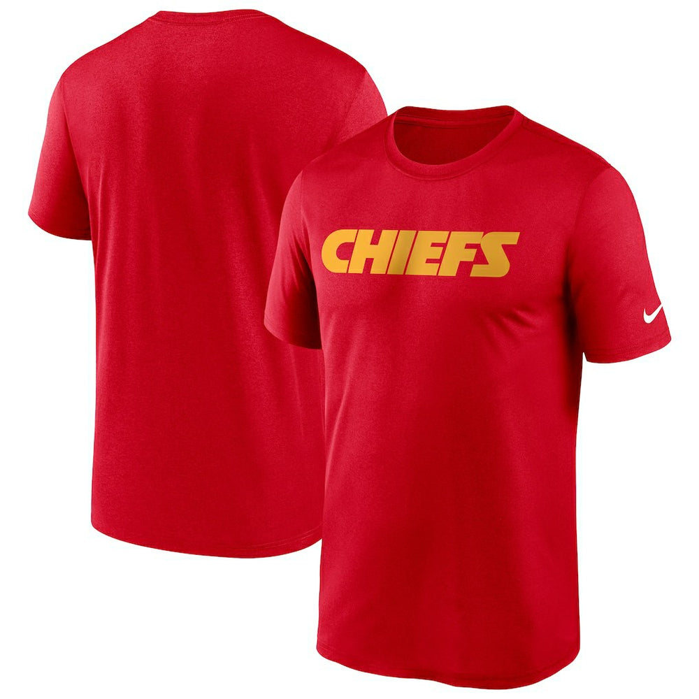 Kansas City Chiefs Wordmark Legend T-Shirt - Red T-shirts
