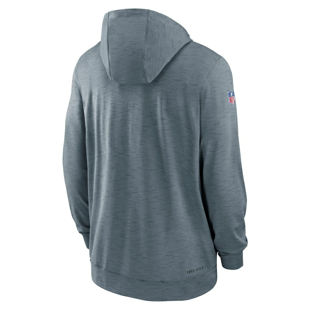Minnesota Vikings 2022/23 Sideline Pop Performance Full-Zip Hoodie - Gray Hoodies