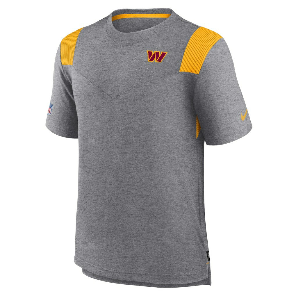 Washington Commanders Sideline Tonal Logo Performance Player T-Shirt - Charcoal T-shirts