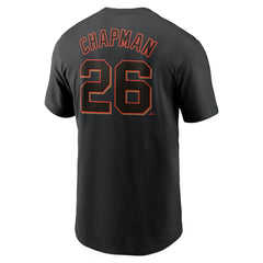 Matt Chapman San Francisco Giants Nike Fuse Name & Number T-Shirt - Black T-shirts