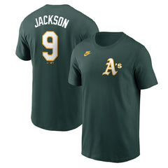 Reggie Jackson Athletics Nike Fuse Name & Number T-Shirt - Green T-shirts