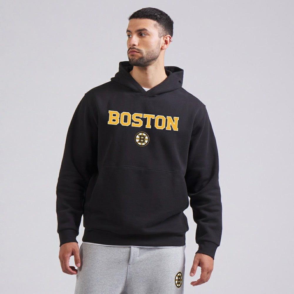 Boston Bruins lululemon Steady State Pullover Hoodie - Black | US 202168482