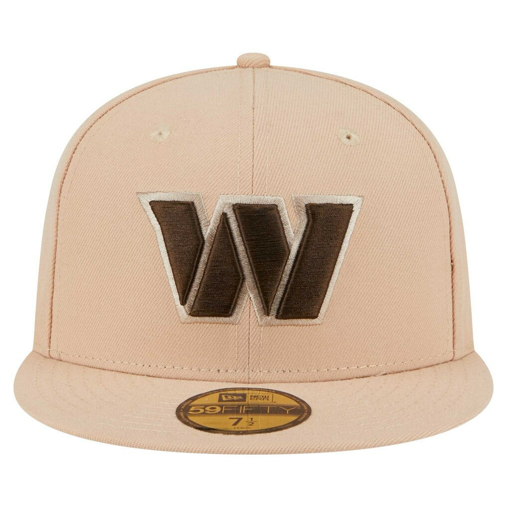Washington Commanders New Era Candied Pecan 59FIFTY Fitted Hat - Tan Hats