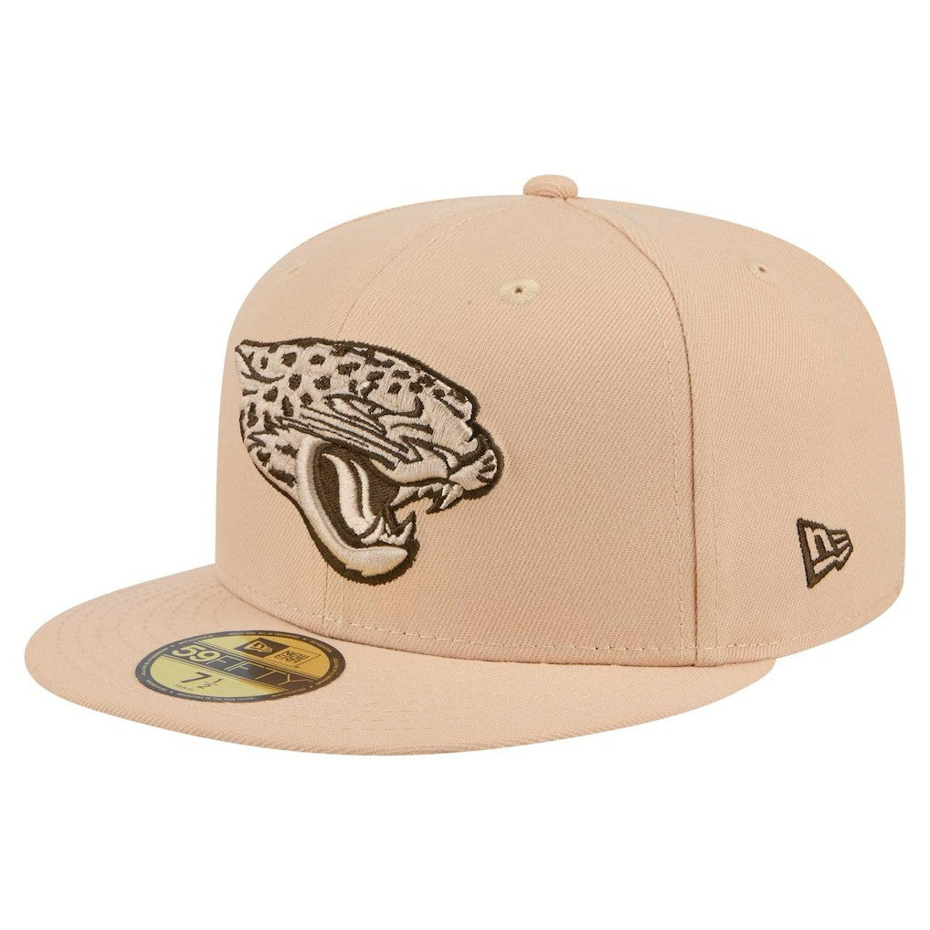 Jacksonville Jaguars New Era Candied Pecan 59FIFTY Fitted Hat - Tan Hats