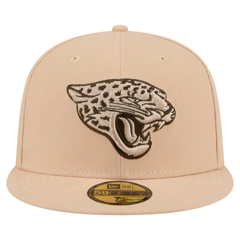 Jacksonville Jaguars New Era Candied Pecan 59FIFTY Fitted Hat - Tan Hats