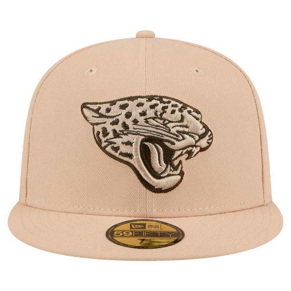 Jacksonville Jaguars New Era Candied Pecan 59FIFTY Fitted Hat - Tan Hats