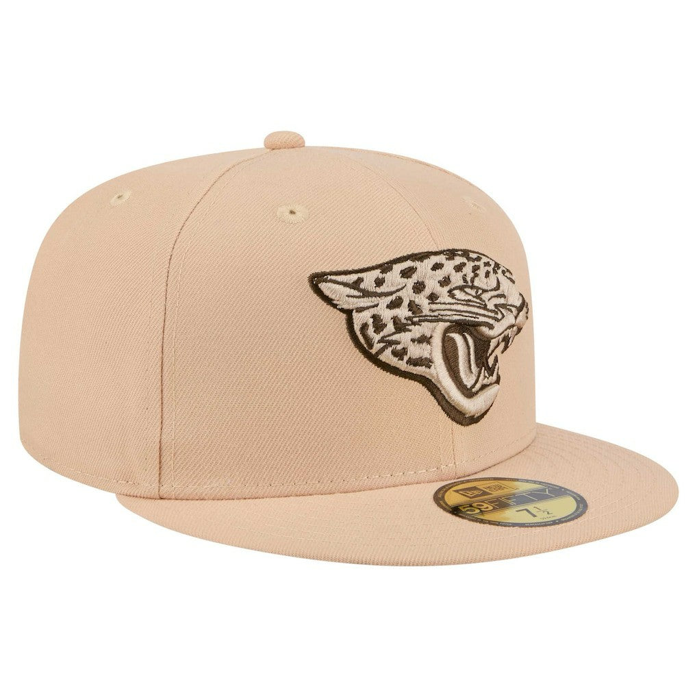 Jacksonville Jaguars New Era Candied Pecan 59FIFTY Fitted Hat - Tan Hats