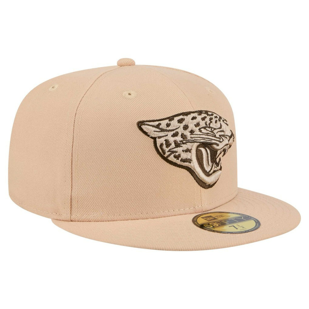 Jacksonville Jaguars New Era Candied Pecan 59FIFTY Fitted Hat - Tan Hats