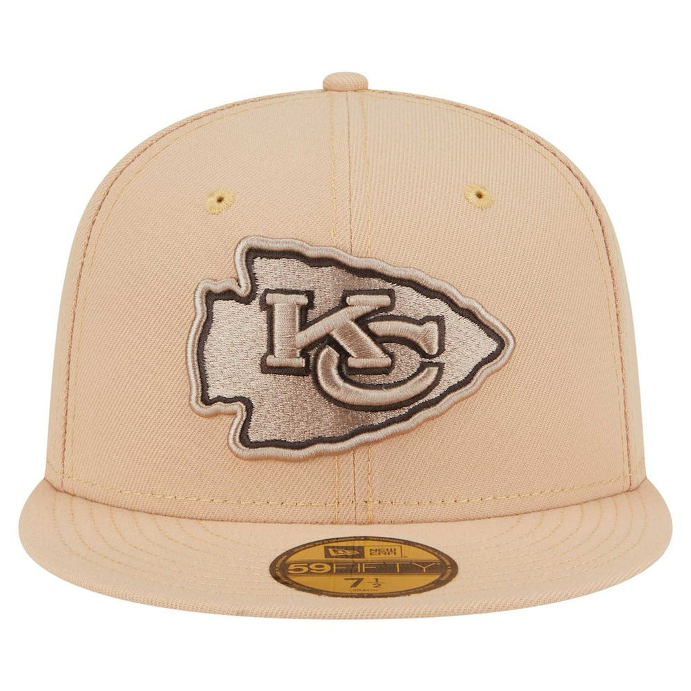 Kansas City Chiefs New Era Candied Pecan 59FIFTY Fitted Hat - Tan Hats