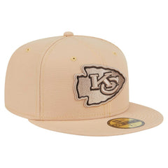 Kansas City Chiefs New Era Candied Pecan 59FIFTY Fitted Hat - Tan Hats