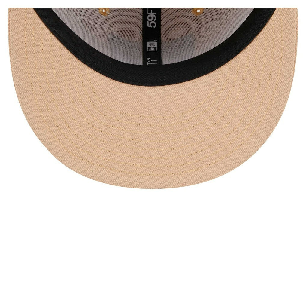 Las Vegas Raiders New Era Candied Pecan 59FIFTY Fitted Hat - Tan Hats