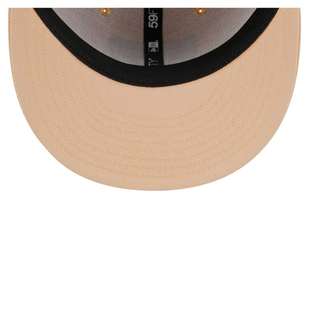 Las Vegas Raiders New Era Candied Pecan 59FIFTY Fitted Hat - Tan Hats