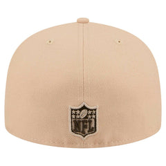 Miami Dolphins New Era Candied Pecan 59FIFTY Fitted Hat - Tan Hats