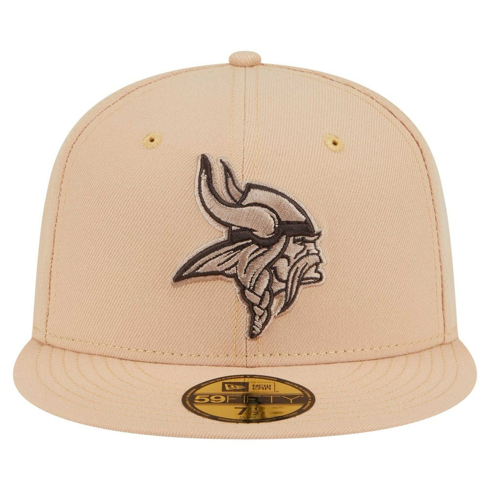 Minnesota Vikings New Era Candied Pecan 59FIFTY Fitted Hat - Tan Hats