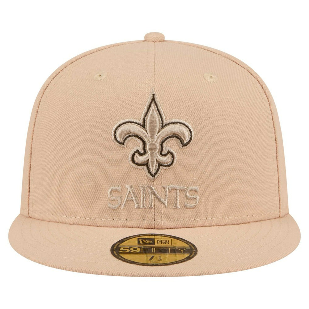 New Orleans Saints New Era Candied Pecan 59FIFTY Fitted Hat - Tan Hats