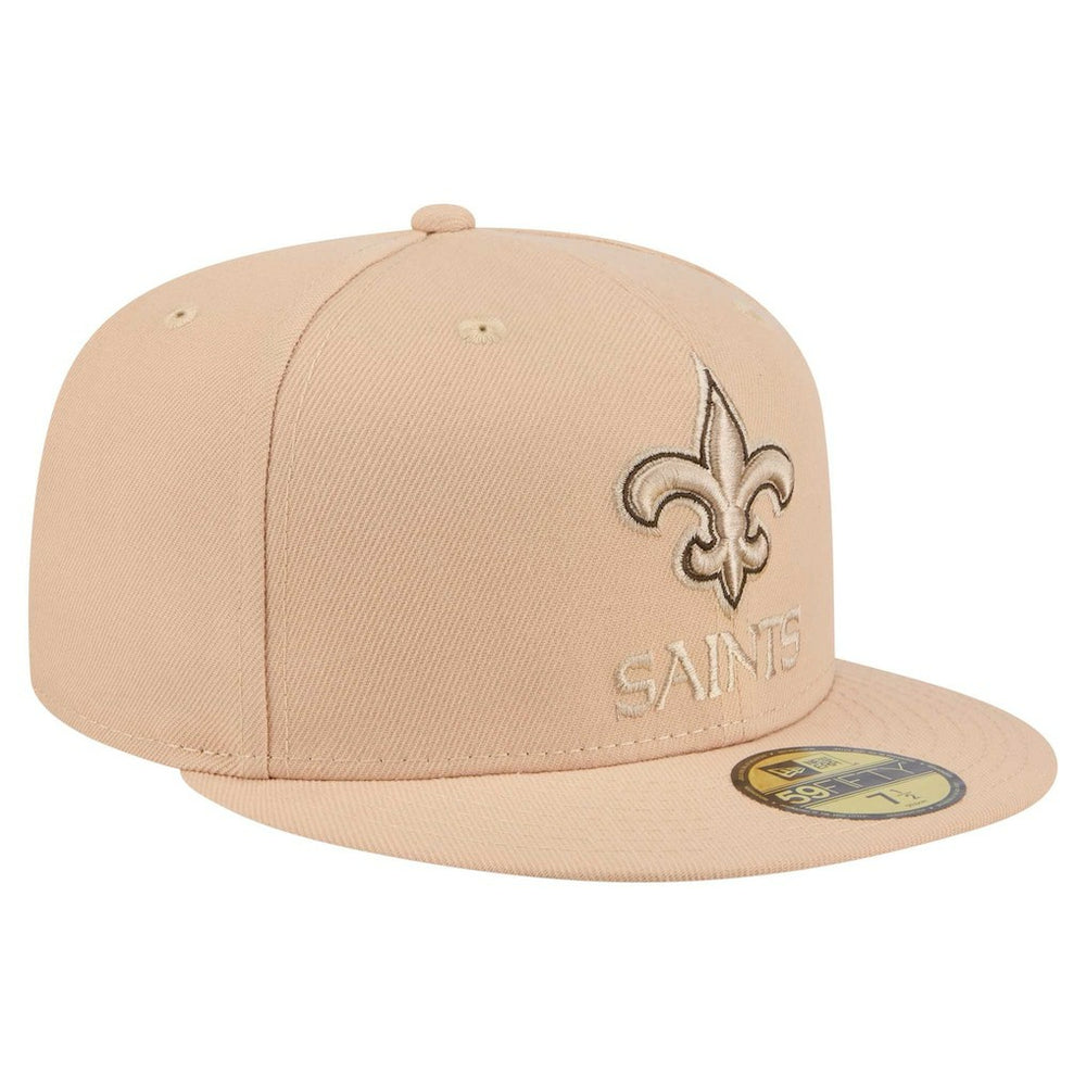 New Orleans Saints New Era Candied Pecan 59FIFTY Fitted Hat - Tan Hats