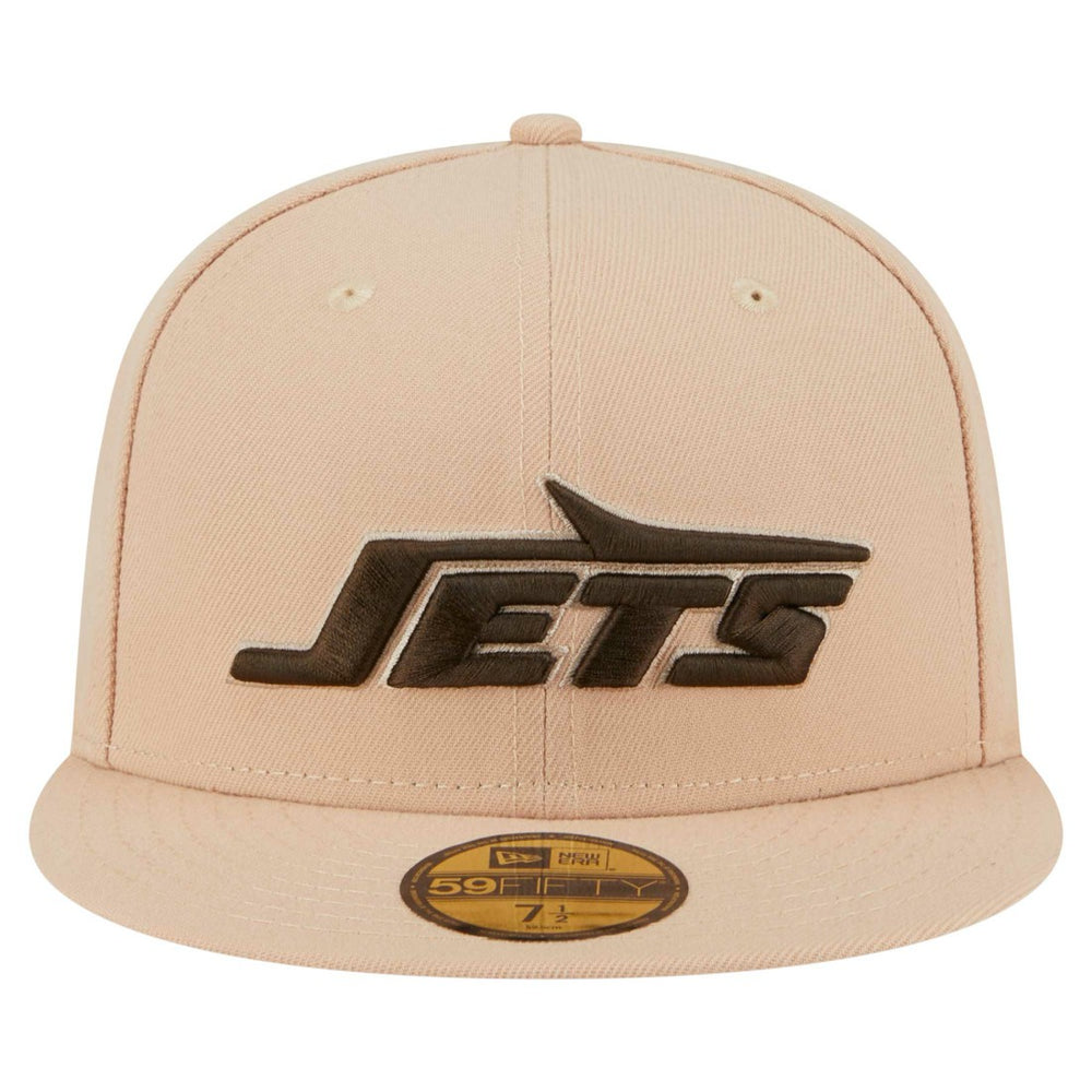 New York Jets New Era Candied Pecan 59FIFTY Fitted Hat - Tan Hats