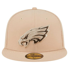 Philadelphia Eagles New Era Candied Pecan 59FIFTY Fitted Hat - Tan Hats