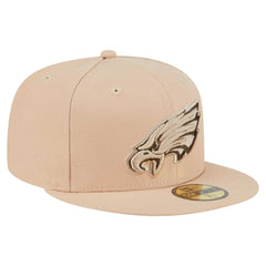 Philadelphia Eagles New Era Candied Pecan 59FIFTY Fitted Hat - Tan Hats