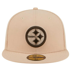 Pittsburgh Steelers New Era Candied Pecan 59FIFTY Fitted Hat - Tan Hats
