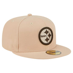 Pittsburgh Steelers New Era Candied Pecan 59FIFTY Fitted Hat - Tan Hats